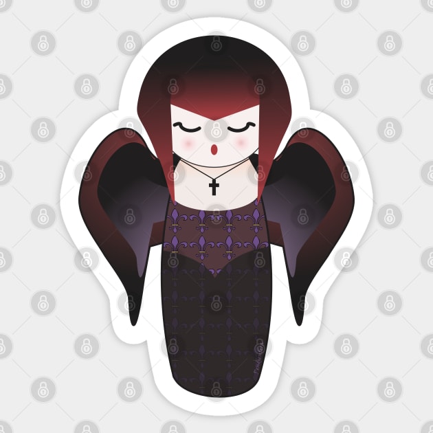 Gothic kokeshi Sticker by Pendientera